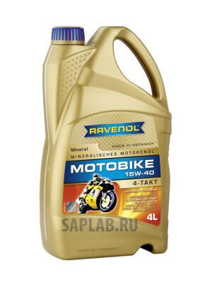 Купить Ravenol 4014835731394 Motobike 4-T Mineral 15W-40
