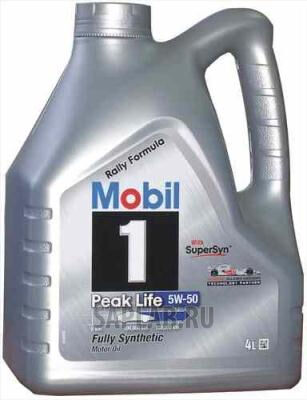 Купить Mobil 152082 1 Peak Life SAE 5W-50 (4л)