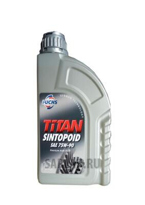 Купить Fuchs 4001541226726 Трансмиссионное масло Titan Sintopoid SAE 75W-90 (1л)