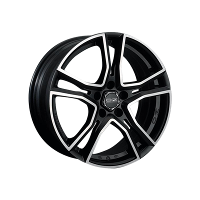 Купить Oz WHS056768 Adrenalina 17/7 ET25 Matt black + diamond cut