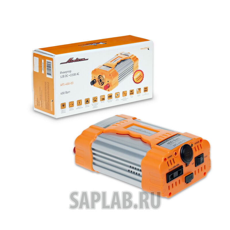 Купить Airline API40003 Инвертор 12В-220В (400Вт)