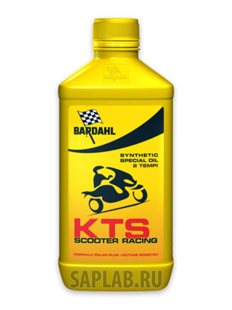 Купить Bardahl 220040 для двухтактных двигателей K.T.S. Scooter Racing Oil, 1л.