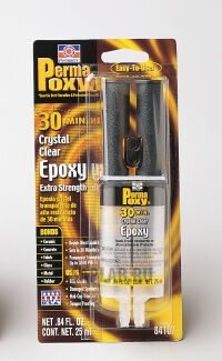 Купить Permatex 84107 Клей Эпоксидный Многоцелевой прозрачный (30мин) шприц 25 мл