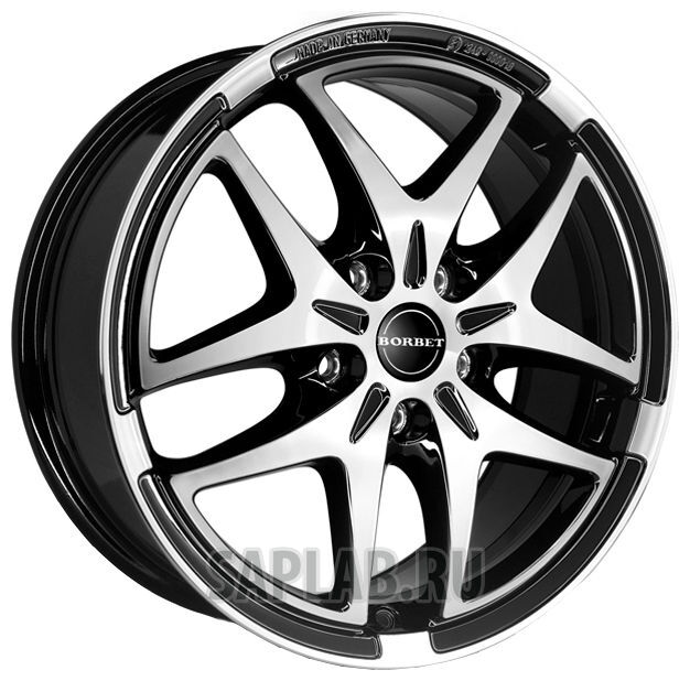 Купить Borbet WHS059299 Xb 17/7 ET54 Schwarz poliert