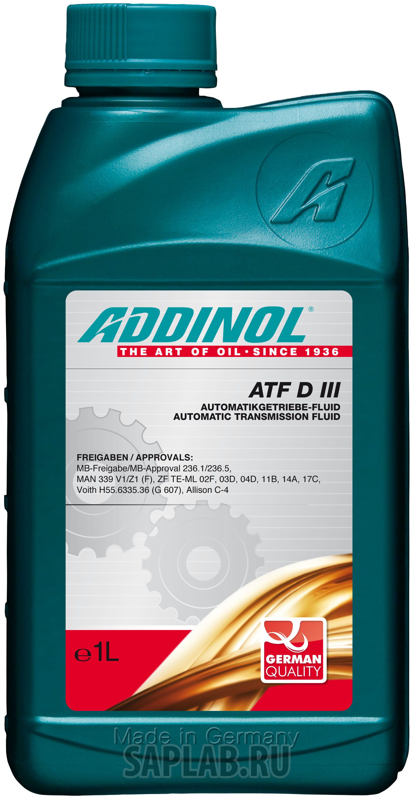 Купить Addinol 4014766072054 ATF D III 1L