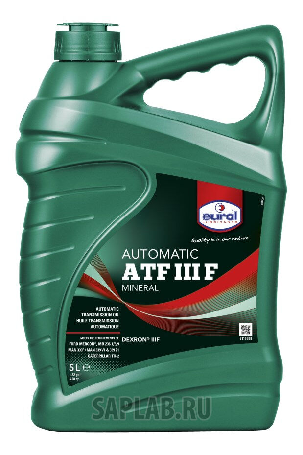 Купить Eurol E1136595L Жидкость для трансмиссий  ATF III F, 5л