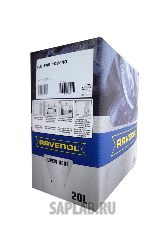 Купить Ravenol 4014835774728 LLO SAE 10W-40 (20л)