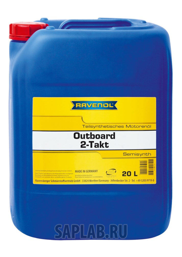 Купить Ravenol 4014835779723 Outboardoel 2T teilsynth., 20л