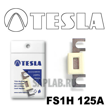 Купить Tesla FS1H125A Предохранитель ленточный с изолятором 125А