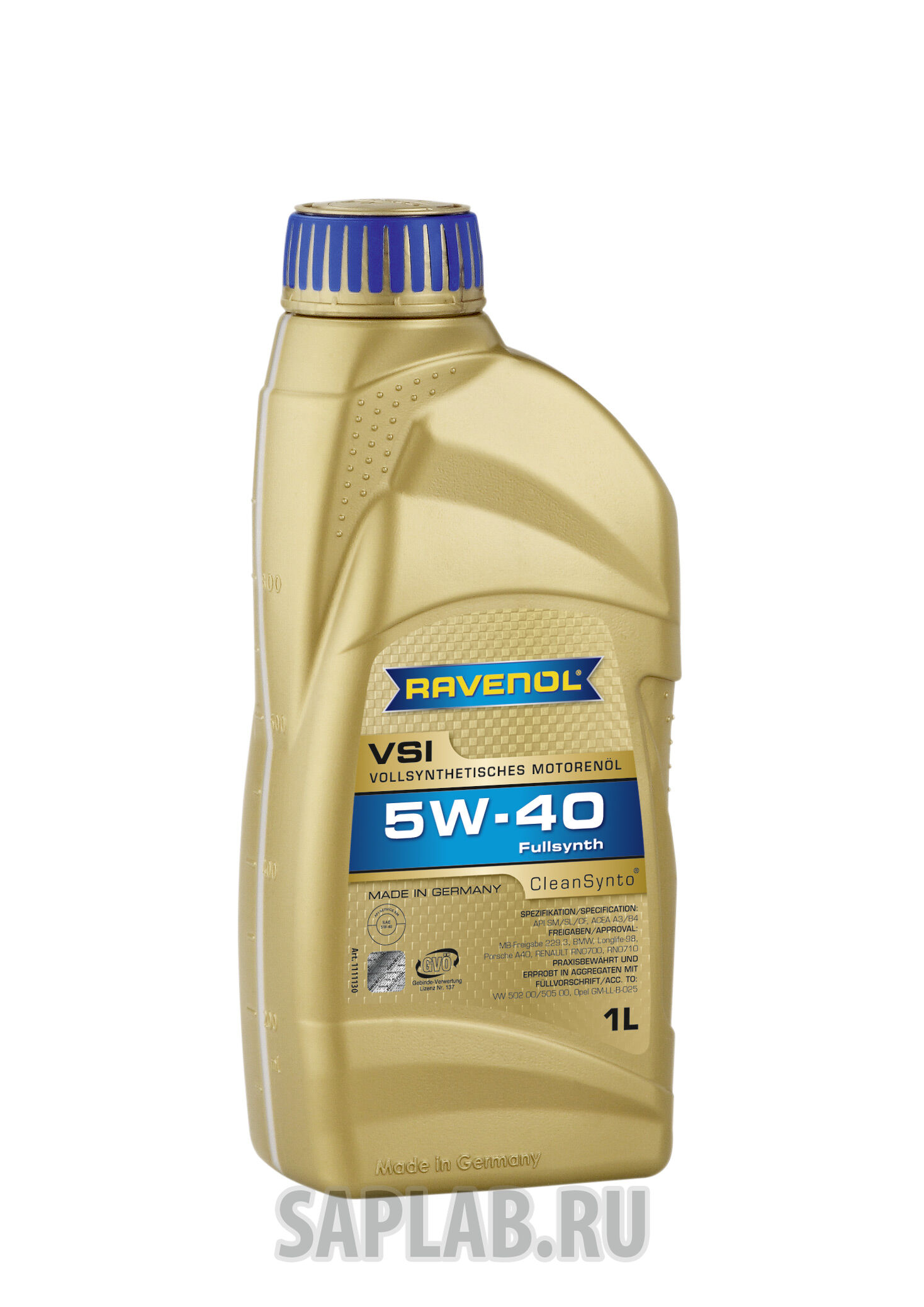 Купить Ravenol 4014835765412 VSI SAE 5W-40 ( 1л) new