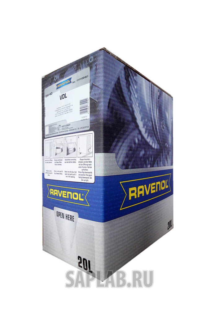 Купить Ravenol 4014835774124 VDL SAE 5W-40 (20л) ecobox